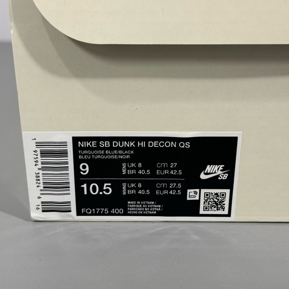 Nike SB Dunk Di’orr Greenwood Navajo Arts. SZ 9M/10.5W. Brand New! 💯 Authentic. - Picture 6 of 6